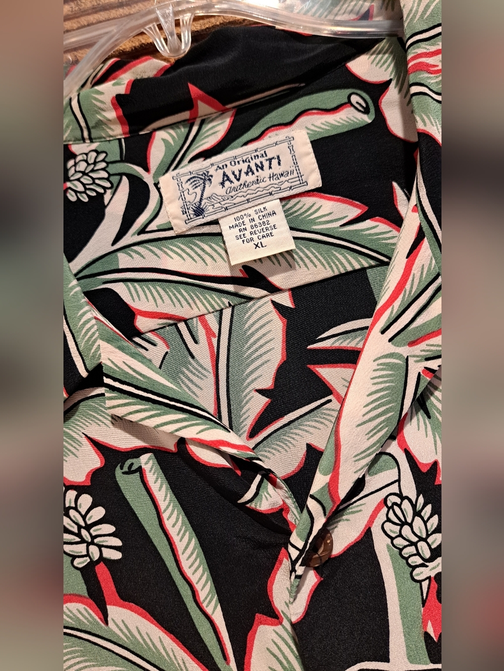 RARE VINTAGE AVANTI 100% SILK HAWAIIAN ORIGINALS ALOHA SHIRT Hula Girls - Picture 2 of 5